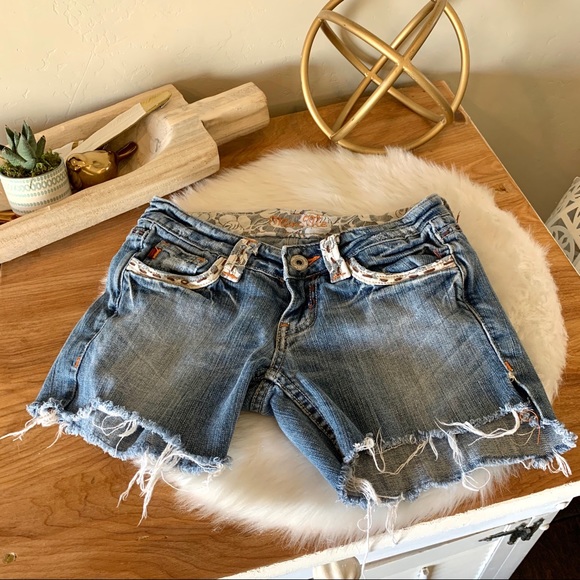 Miss Me Pants - Miss Me cut off distressed shorts